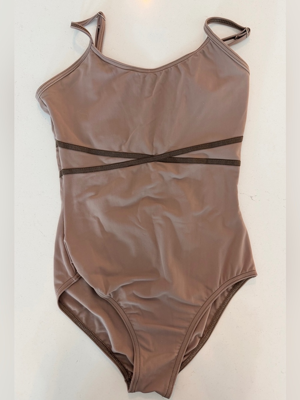 Nikolay Taupe Dance Leotard